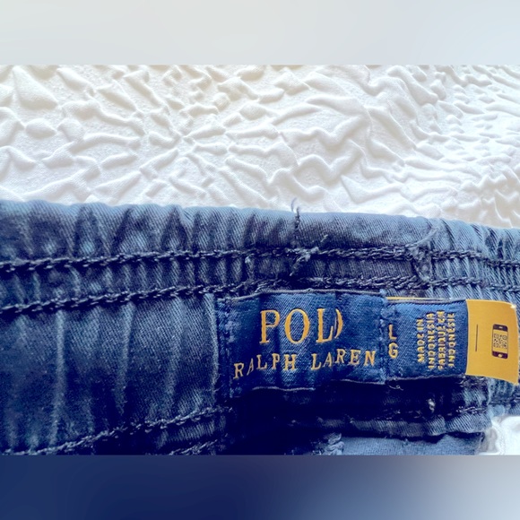 Polo Ralph Lauren Navy Cargo Joggers - Large - Picture 2 of 6